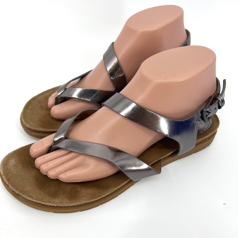 Sofft Comfort Sandal Women's Metallic Shoe Size 8.5 M **READ**
